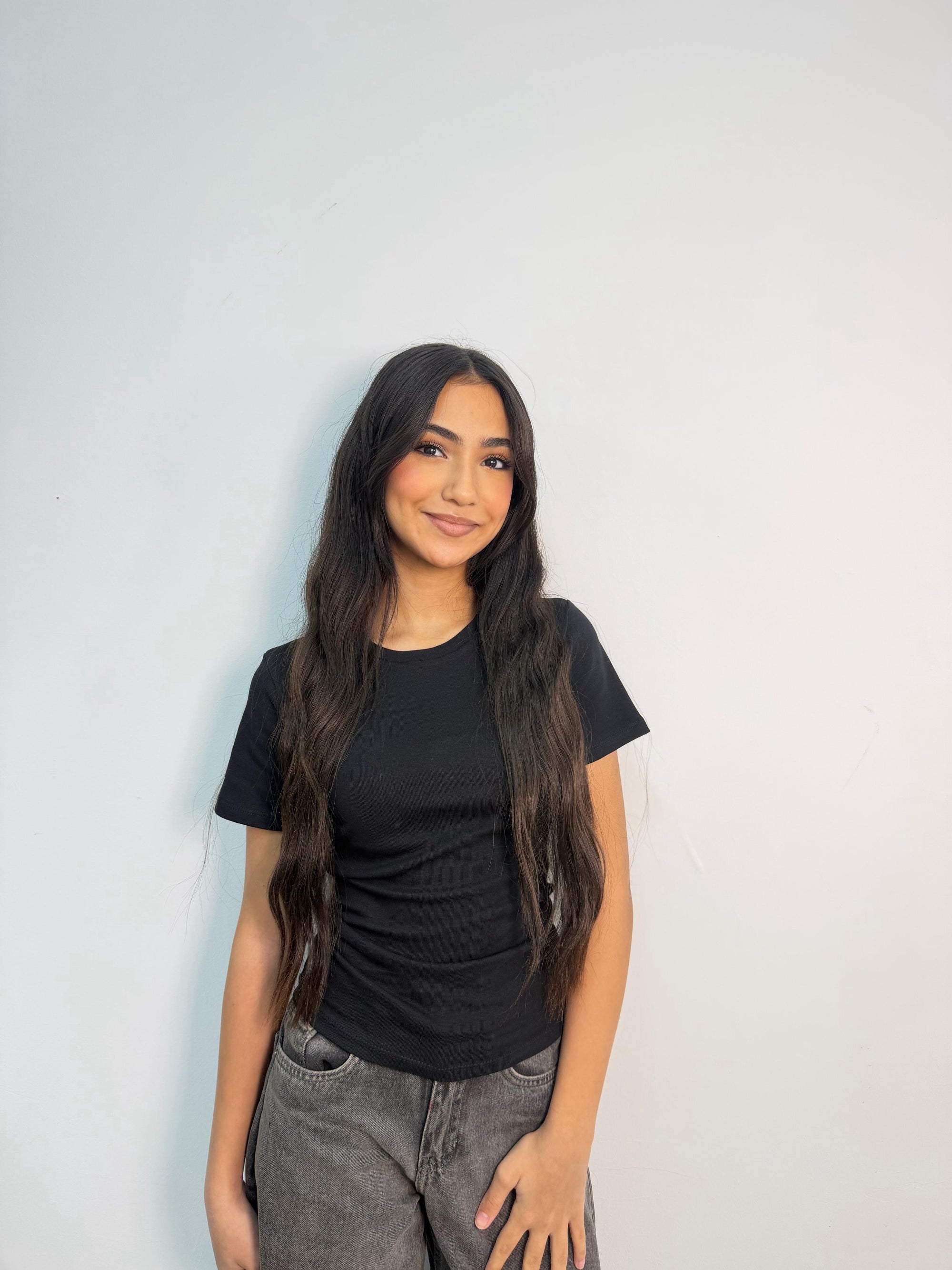 Basic Short Sleeve Top - Black