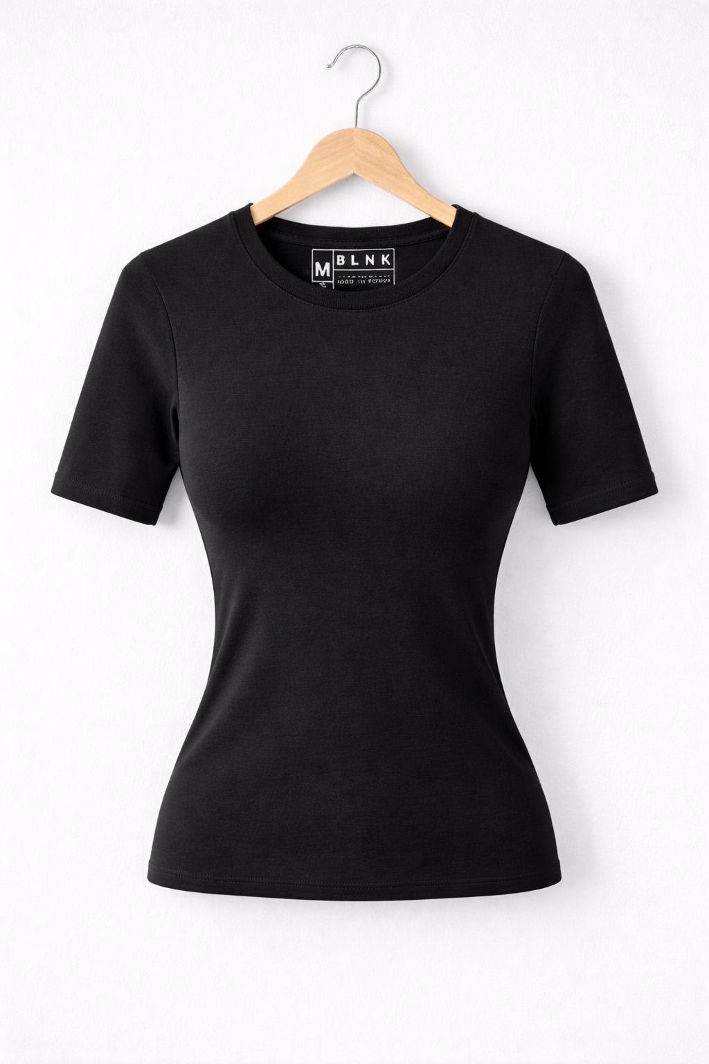 Basic Short Sleeve Top - Black